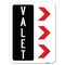Signmission Valet Right Arrow Heavy-Gauge Aluminum Rust Proof Parking Sign, 18" x 24", A-1824-22742 A-1824-22742 - alternate 1